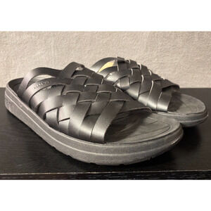 MALIBU SANDALS Zuma EVO Vegan Leather Black Men's Size 13 Sandals
